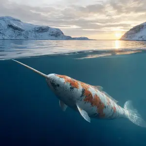 Koi fish + Narwhal